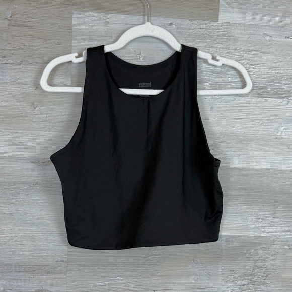 Girlfriend Collective Black Longline Sports Bra NWOT - Picture 1 of 4